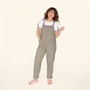 Smash & Tess x Jillian Harris Jillyalls In Sage Green Overalls Size Medium